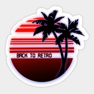 Back to retro Sticker